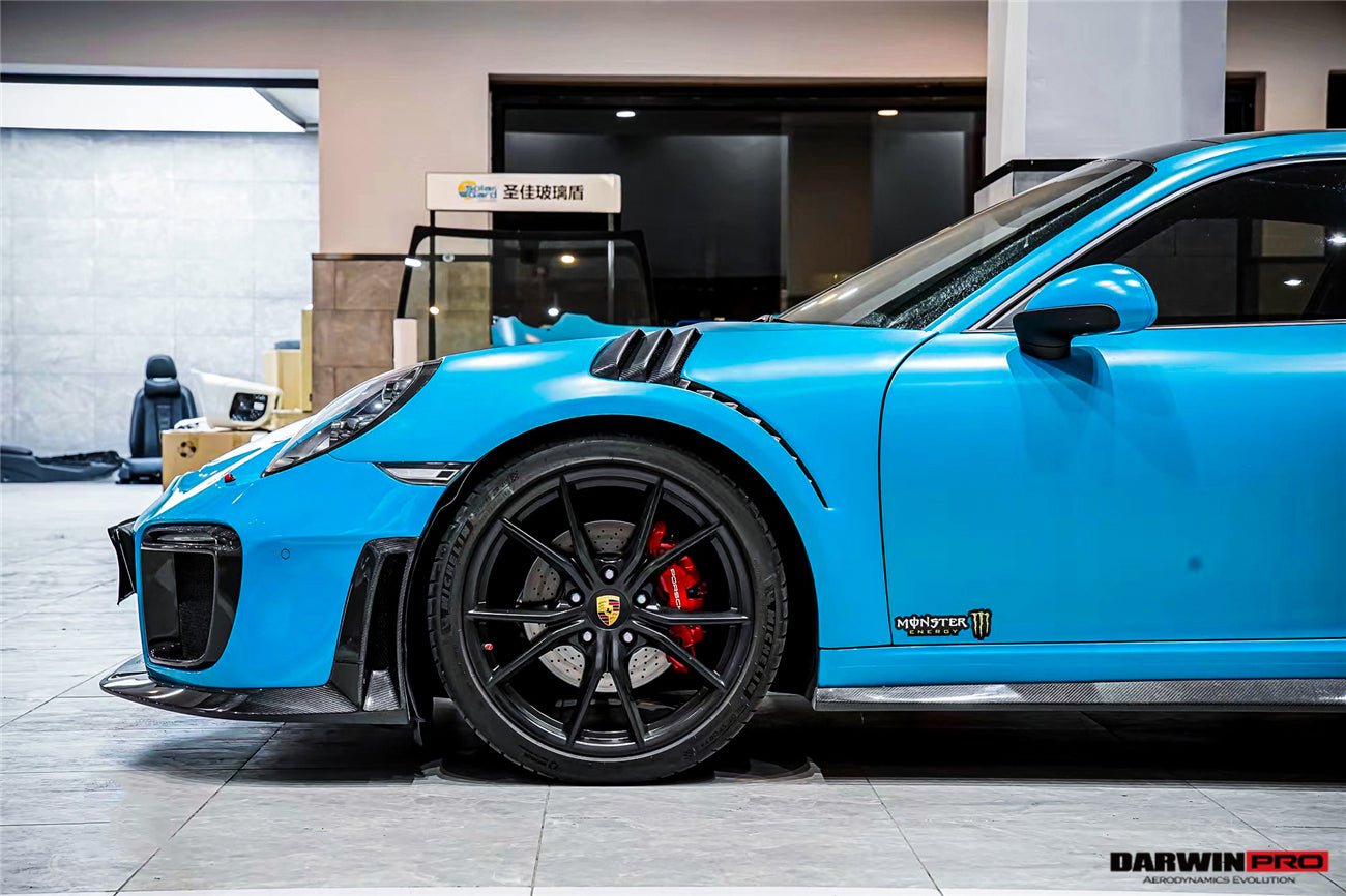 2016 - 2019 Porsche 911 991.2 Carrera /Targa 4/4S GT2RS Style Partial Carbon Fiber Fender